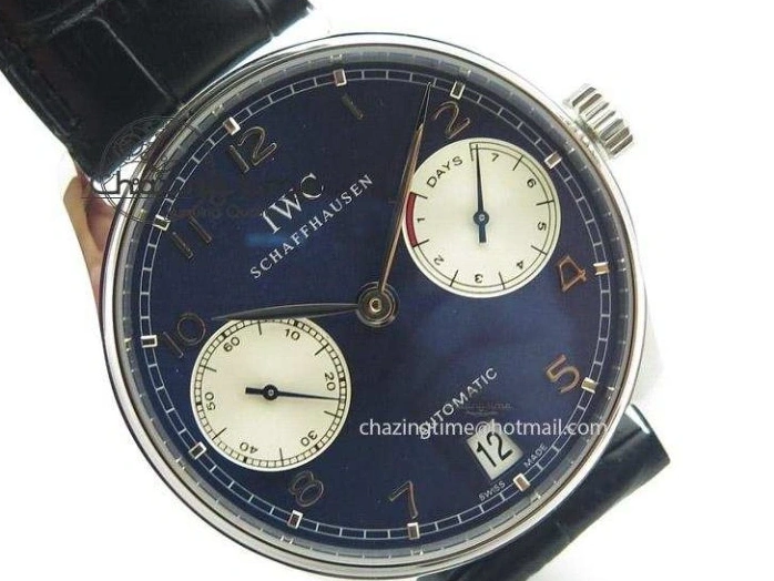 MIROTIME 0327 Portuguese Real PR IW500112 ZF 1:1 Laureus Edition On Black Leather Strap A Flexible 7369